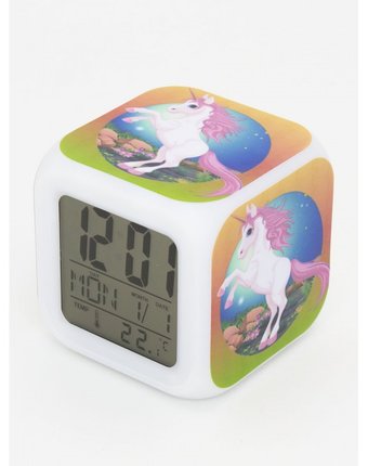 Часы Mihi Mihi будильник Единорог с подсветкой №25
