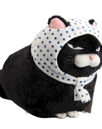 Мягкая игрушка Super01 Кошка Маруко 20 см цвет: черный