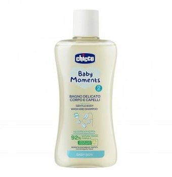 Пена-шампунь для волос и тела Chicco Baby Moments "Delicate skin", 200 мл
