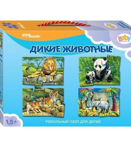 Коврик-пазл Step Puzzle Дикие животные