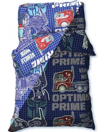 Постельное белье Transformers 1.5 спальное Optimus Prime (3 предмета)