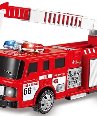 Миниатюра фотографии Игротрейд машина пожарная с 3d подсветкой