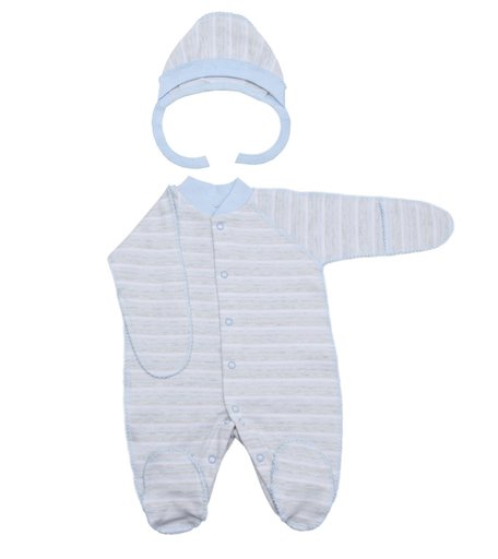 Комплект комбинезон/чепчик Клякса