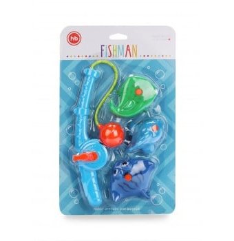 Миниатюра фотографии Набор игрушек для ванной fishman happy baby, синий