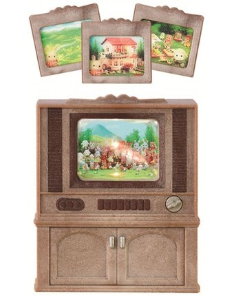 Миниатюра фотографии Sylvanian families игровой набор цветной телевизор