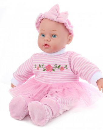 Lisa Doll Кукла интерактивная в розовом костюмчике 40 см
