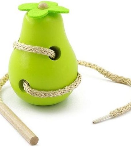 Шнуровка Мир Деревянных Игрушек Груша, 12 см