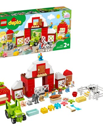 Конструктор LEGO DUPLO 10952 Фермерский трактор, домик и животные