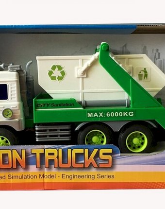 Миниатюра фотографии Инерционная машинка fun toy грузовик