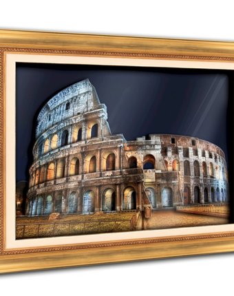 Миниатюра фотографии Хобби и творчество vizzle объемная картина римский колизей