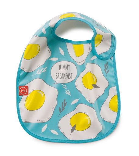 Нагрудник Happy Baby Waterproof Baby Bib на липучке, с 6 месяцев, 1х26х31 см