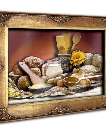 Хобби и Творчество VIZZLE Объемная картина Завтрак в деревне