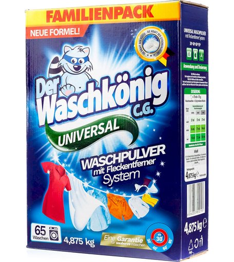 Порошок DER WASCHKONIG Der Waschkonig Universal, 4.875 кг