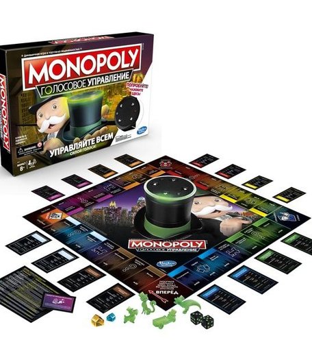 Hasbro Games Игра настольная Монополия голосовое управление
