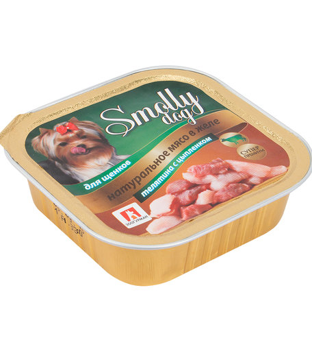 Влажный корм Зоогурман Smolly Dog, телятина/цыпленок, 100 г