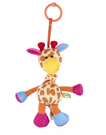 Миниатюра фотографии Подвесная игрушка fancy baby развивающая жирафик