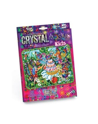 Миниатюра фотографии Набор для творчества данко-тойс crystal mosaic kids феи