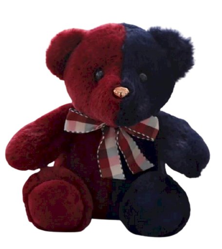 Мягкая игрушка Super01 Медведь 30 см цвет: красный