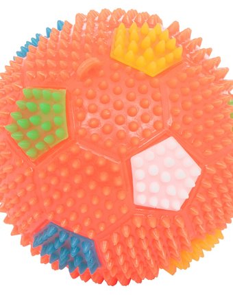 Миниатюра фотографии Мяч игруша , оранжевый, d-10 см