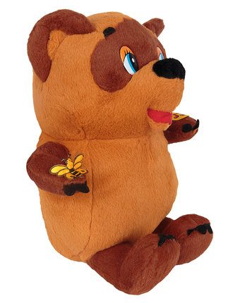 Интерактивная мягкая игрушка Мульти-Пульти Винни-Пух 25 см цвет: коричневый