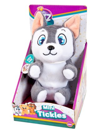Миниатюра фотографии Мягкая игрушка imc toys щенок серый цвет: серый