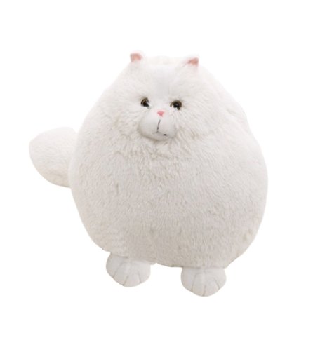 Мягкая игрушка Super01 Кошка 30 см цвет: белый