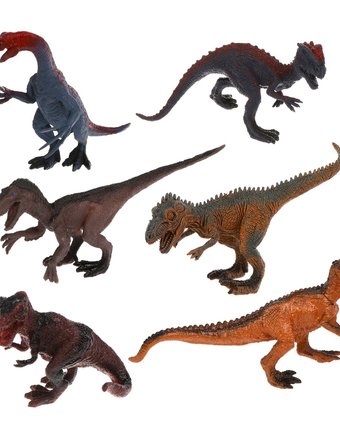Миниатюра фотографии Набор наша игрушка динозавры 10-13 см