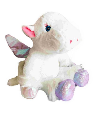 Мягкая игрушка Super01 Единорог Единорог 35 см цвет: белый