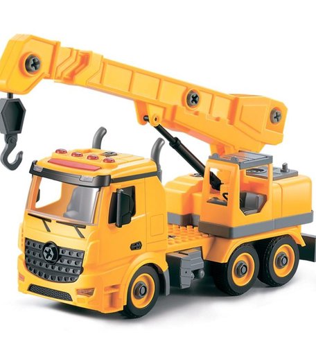Грузовик-конструктор Funky Toys с подъемным краном