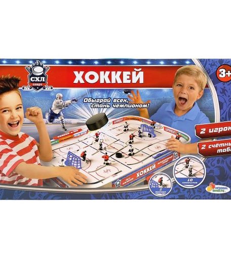 Играем вместе настольная игра Хоккей