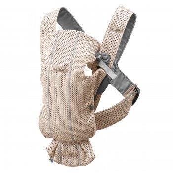 Рюкзак-переноска BabyBjorn Baby Carrier Mini, Pearly pink, 3D Mesh, розовый