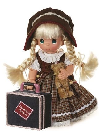 Миниатюра фотографии Precious кукла путешественница блондинка 30 см