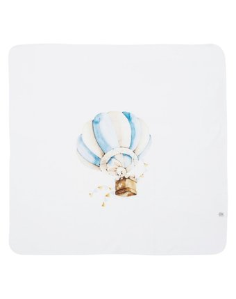 Миниатюра фотографии Плед роскошь с пеленок зайка на воздушном шаре