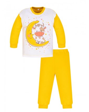 Миниатюра фотографии Утёнок пижама детская бычок на луне