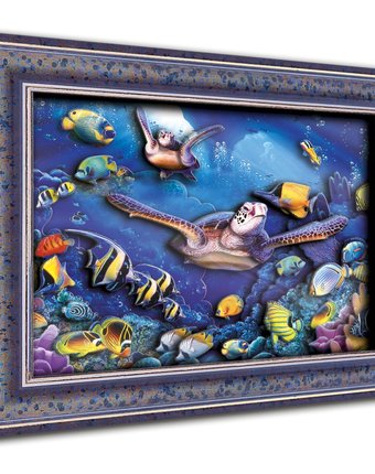 Хобби и Творчество VIZZLE Объемная картина Обитатели кораллового рифа