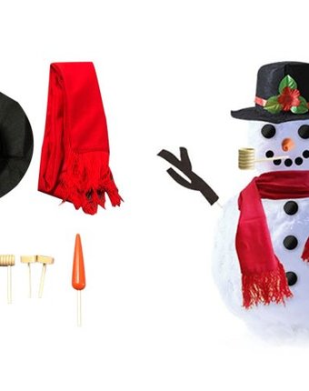 Миниатюра фотографии 1 toy набор для снеговика (13 предметов)