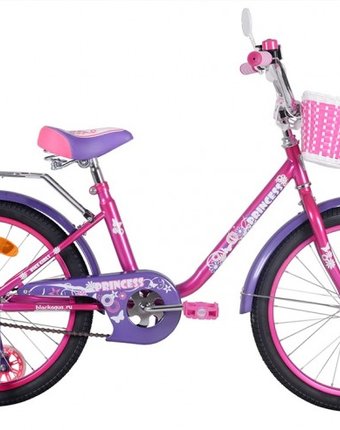 Миниатюра фотографии Велосипед двухколесный blackaqua princess 12" со светящимися колесами