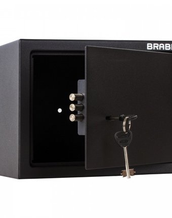Миниатюра фотографии Brabix сейф мебельный sf-230kl ключевой замок 230х310х250 мм