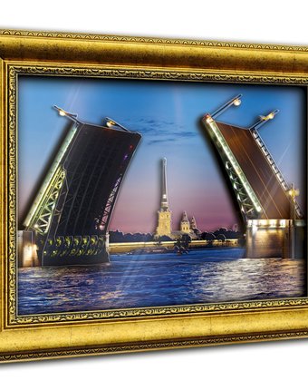 Хобби и Творчество VIZZLE Объемная картина Дворцовый мост