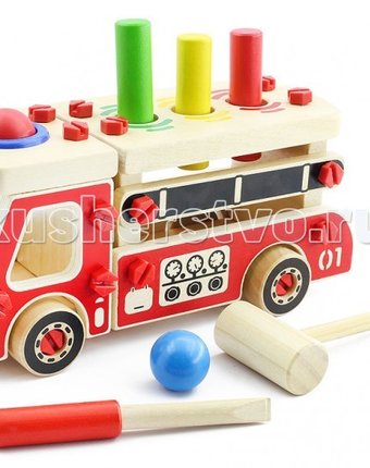 Деревянная игрушка Мир деревянных игрушек Конструктор Машина