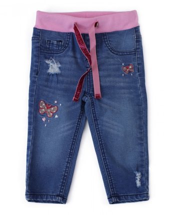 Миниатюра фотографии Playtoday брюки детские текcтильные для девочек флоранс 188808
