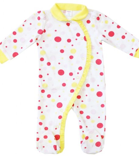 Bonito kids Комбинезон для девочки Горошек OP346