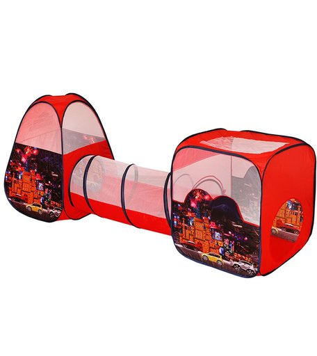 Игровая палатка Наша Игрушка Волшебный город, с туннелем