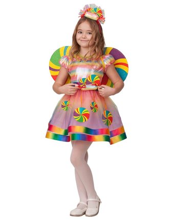 Миниатюра фотографии Карнавальный костюм батик конфетка
