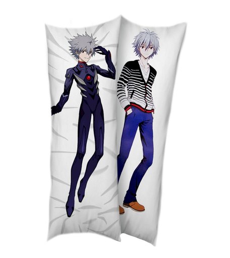 Подушка декоративная Super01 Каору Нагиса Евангелион подушка, наволочка 150 х 50 см