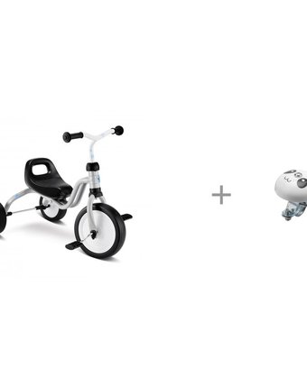 Миниатюра фотографии Велосипед трехколесный puky fitsch со звонком r-toys панда