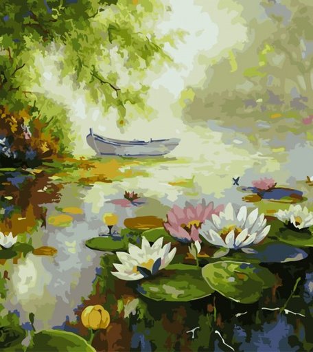 Paintboy Картина по номерам Кувшинки