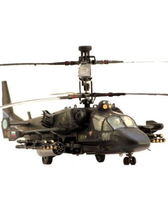 Игровой набор Звезда Модель для сборки Российский ударный вертолет Ка-52 Аллигатор 1:72