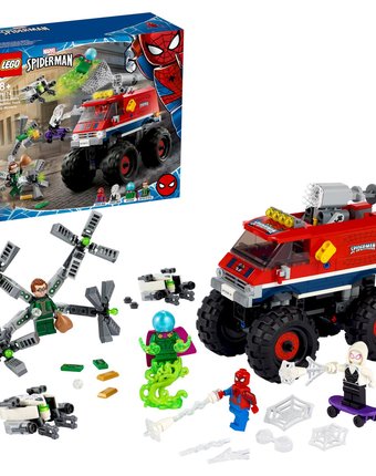 Миниатюра фотографии Конструктор lego marvel super heroes 76174 монстр-трак человека-паука против мистерио