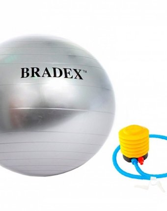 Миниатюра фотографии Bradex мяч для фитнеса антивзрыв 65 см с насосом